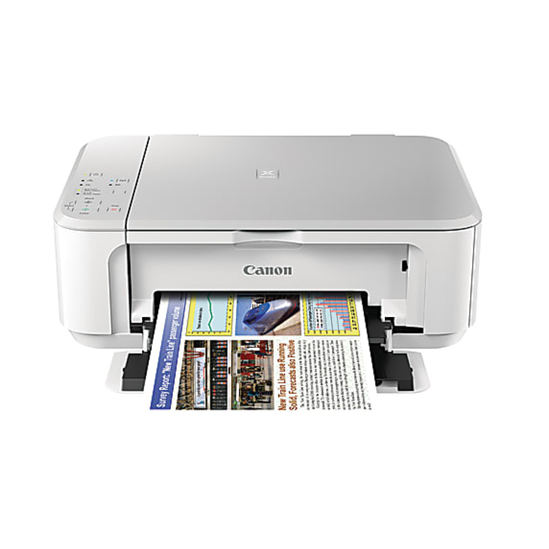 Canon® PIXMA™ MG3620 Wireless Inkjet Color Printer, White